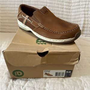 Dunham Tan Slip-On Loafers